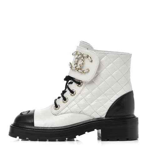 chanel quilted combat boots price|knee high Chanel boots.